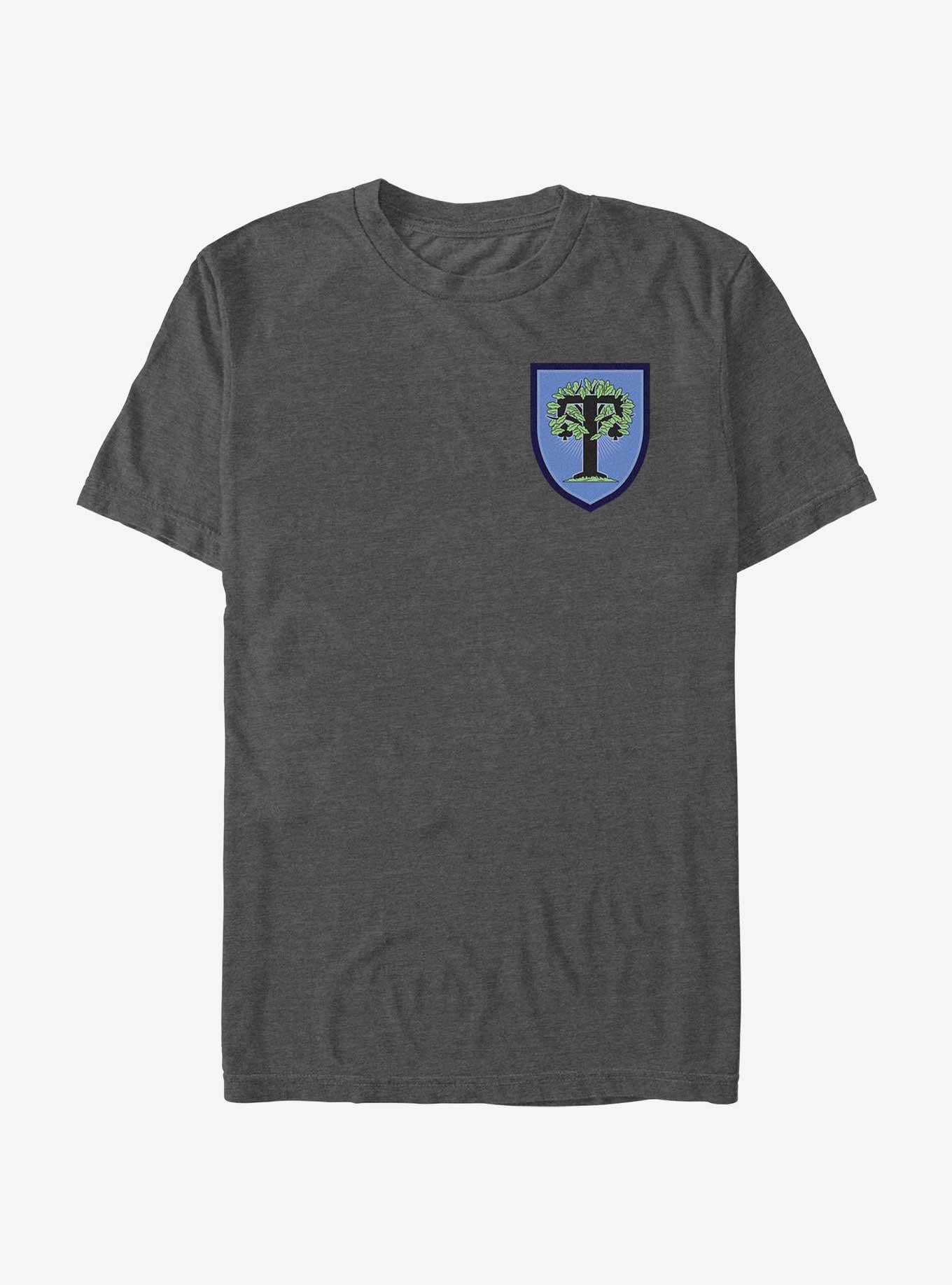 Heartstopper Truham School Full Bloom Tree Badge T-Shirt | Premium Unisex T-Shirt, Trending Graphic Tee