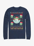 Star Wars The Mandalorian Grogu Ugly Christmas Long-sleeve T-shirt | Trendy Graphic Tee | Casual Unisex T-shirt