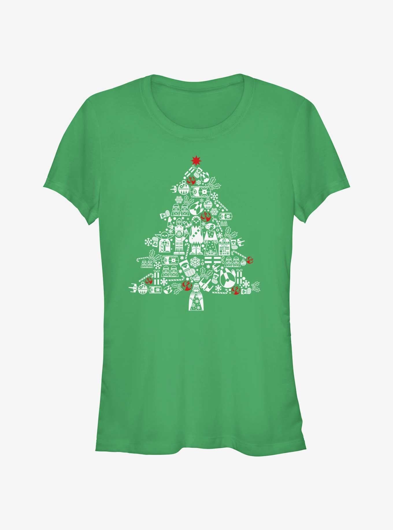 Star Wars Christmas Tree Fill Girls T-Shirt | Premium Unisex T-Shirt, Trending Graphic Tee