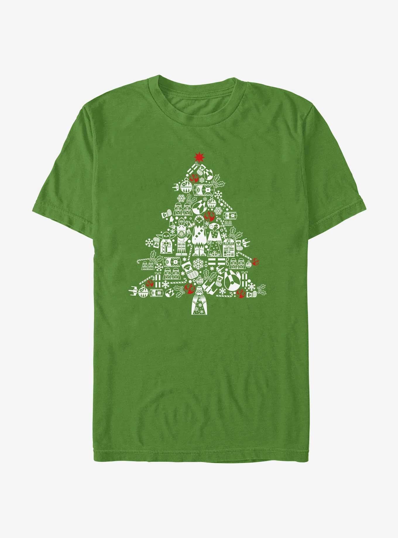 Star Wars Christmas Tree Fill T-Shirt | Premium Unisex T-Shirt, Trending Graphic Tee