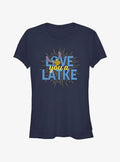 Cartoon Lilo Stitch Hanukkah Love You A Latke Girls Shirt T Shirt Gift Ready