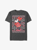 Disney Minnie Mouse Holiday Sweater Extra Soft T-Shirt | Premium Unisex T-Shirt, Trending Graphic Tee
