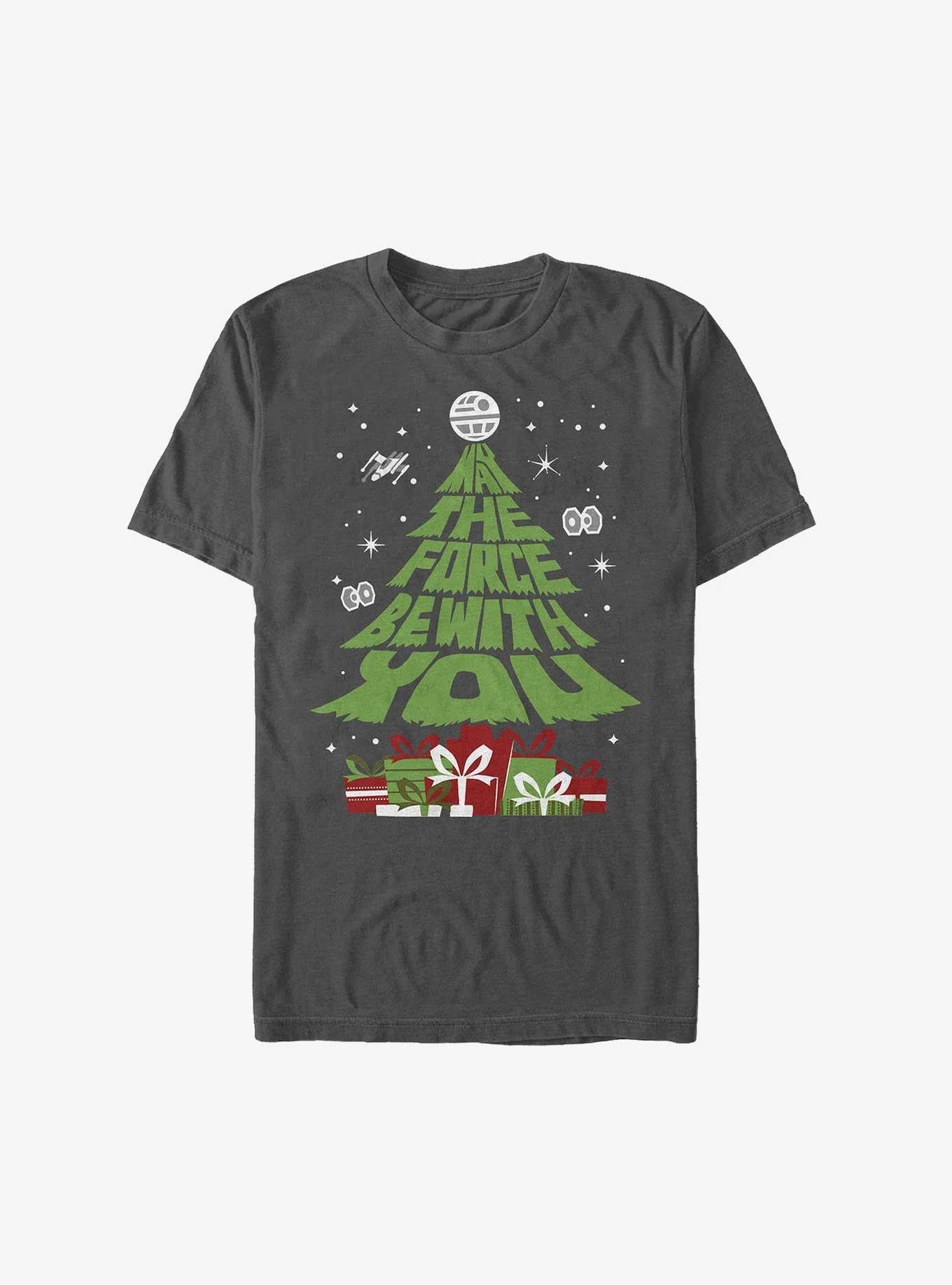 Star Wars May The Force Be WIth You Gift Tree Extra Soft T-Shirt | Premium Unisex T-Shirt, Trending Graphic Tee