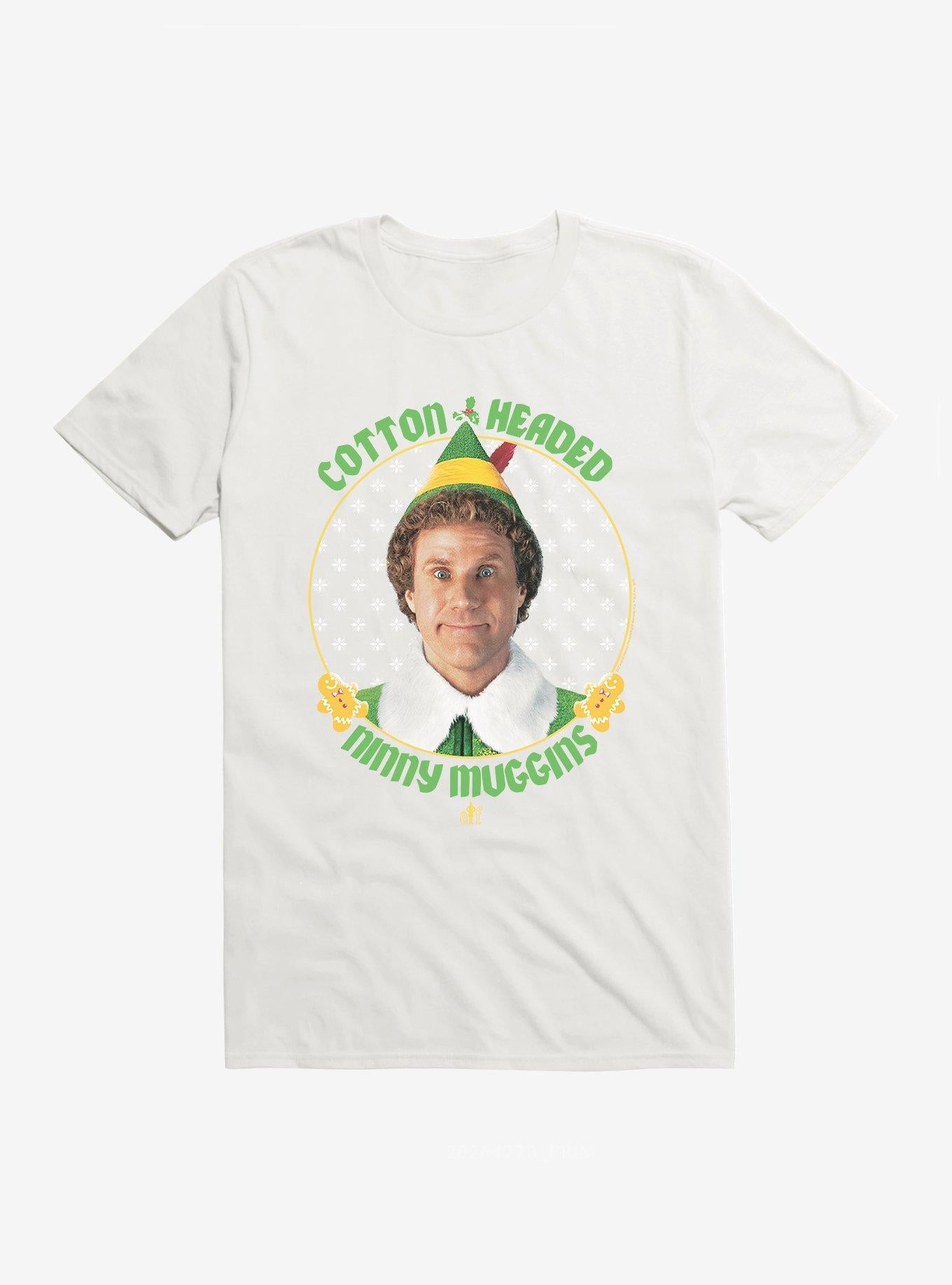 Elf Cotton Headed Ninny Muggins T-Shirt | Premium Unisex T-Shirt, Trending Graphic Tee