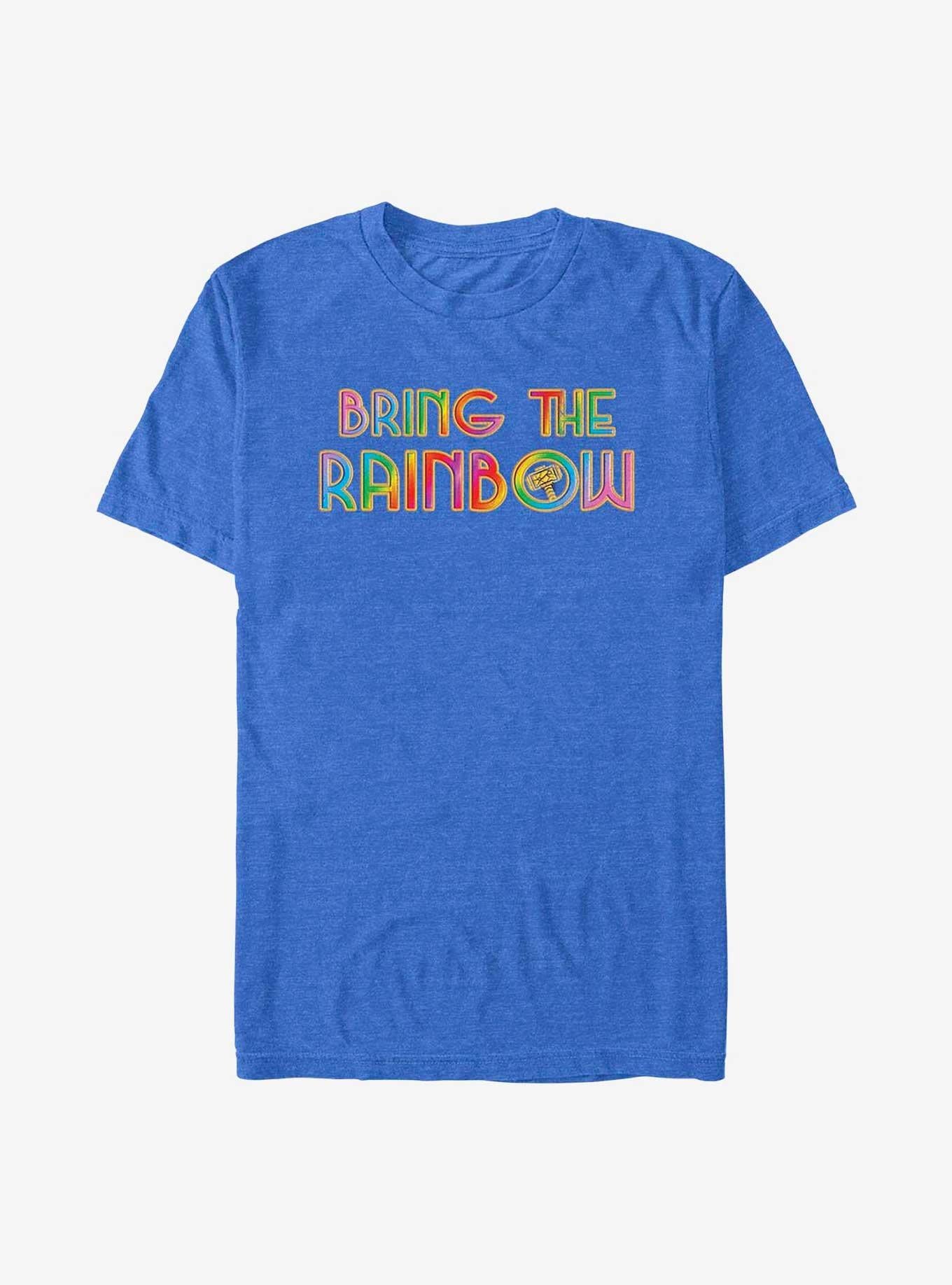 Superhero Love And Thunder Bring The Rainbow Shirt T Shirt Minimal Style