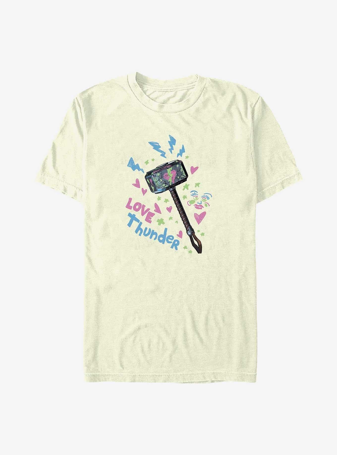 Superhero Love And Thunder Graffiti Hammer Shirt T Shirt Gift Ready