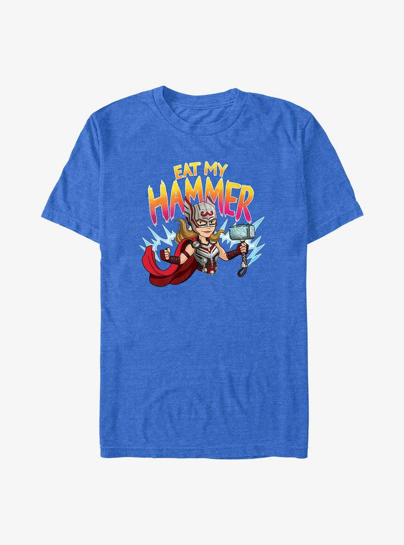 Superhero Love And Thunder Mighty Eat My Hammer Shirt T Shirt Gift Ready