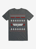 Top Gun Ugly Christmas Sweater Jets T-Shirt | Premium Unisex T-Shirt, Trending Graphic Tee
