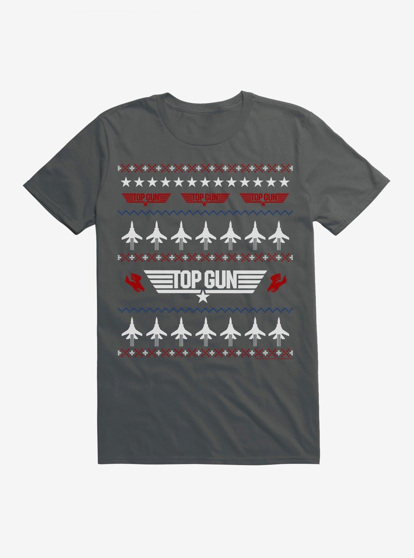 Top Gun Ugly Christmas Sweater Jets T-Shirt | Premium Unisex T-Shirt, Trending Graphic Tee