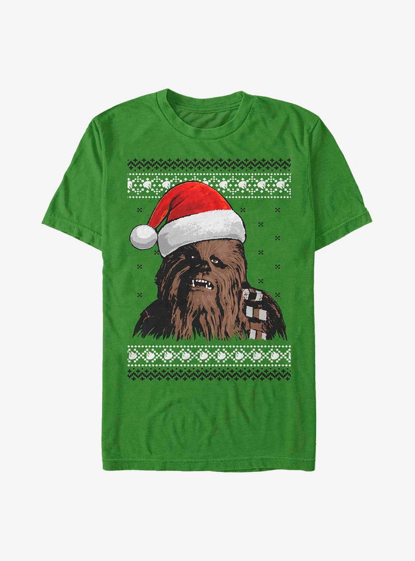 Star Wars Holiday Chewie Ugly Christmas T-Shirt | Premium Unisex T-Shirt, Trending Graphic Tee