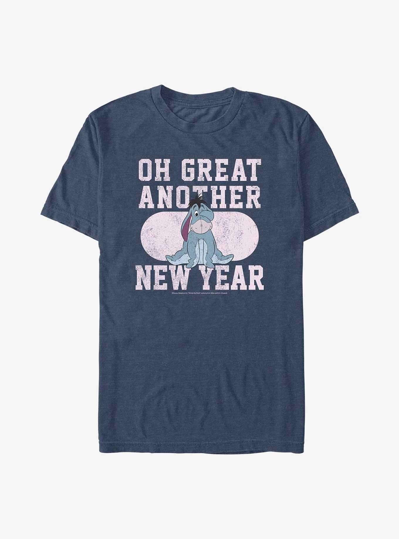 Disney Winnie The Pooh Eeyore Another New Year T-Shirt | Premium Unisex T-Shirt, Trending Graphic Tee
