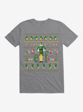 Elf Movie Ugly Christmas Pattern T-Shirt | Premium Unisex T-Shirt, Trending Graphic Tee