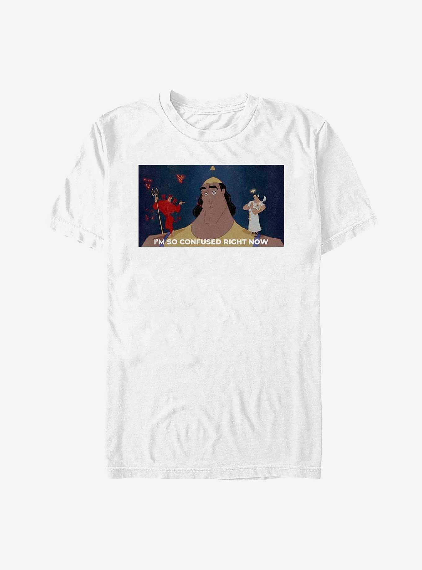 Disney The Emperor's New Groove Kronk So Confused Meme T-Shirt | Premium Unisex T-Shirt, Trending Graphic Tee