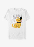 Cartoon Animated Up Dog Love Shirt T Shirt Clean Design