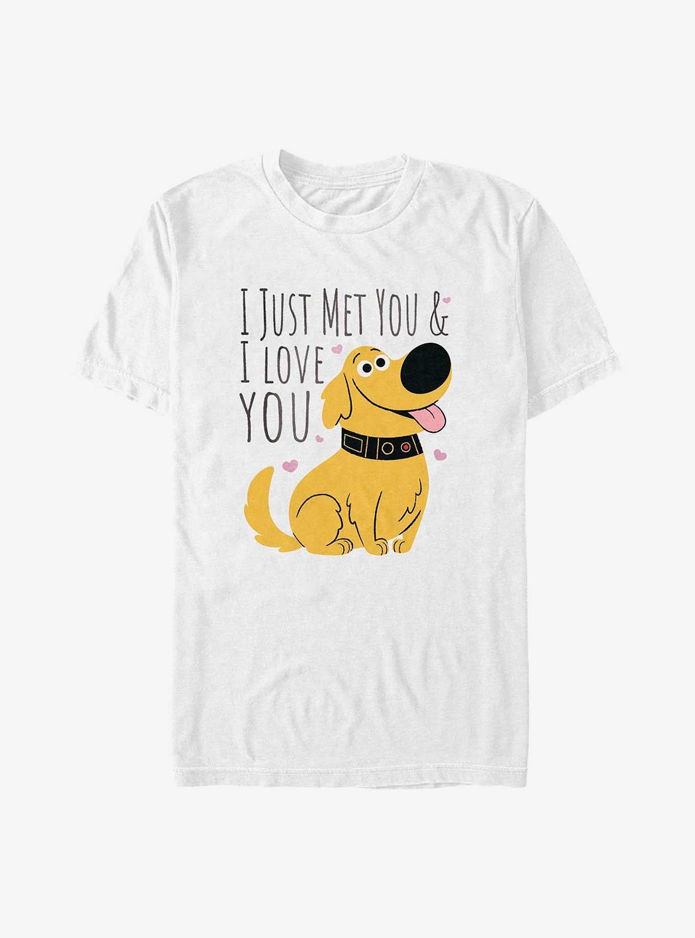 Cartoon Animated Up Dog Love Shirt T Shirt Clean Design