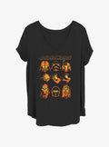 Star Wars Halloween Heads Girls T-Shirt Plus Size