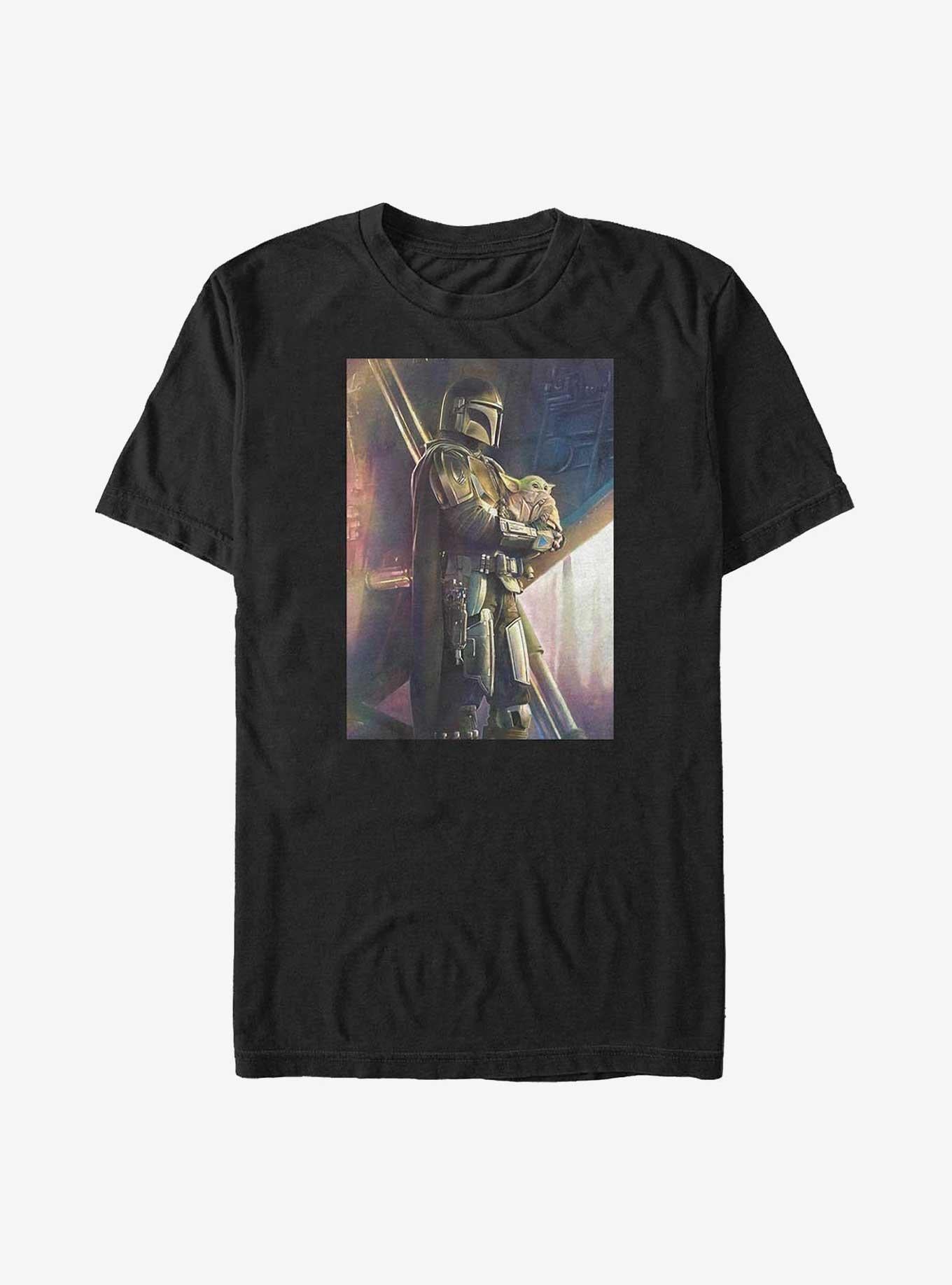 Star Wars The Mandalorian A New Bond Poster Big Tall T-Shirt | Premium Unisex T-Shirt, Trending Graphic Tee