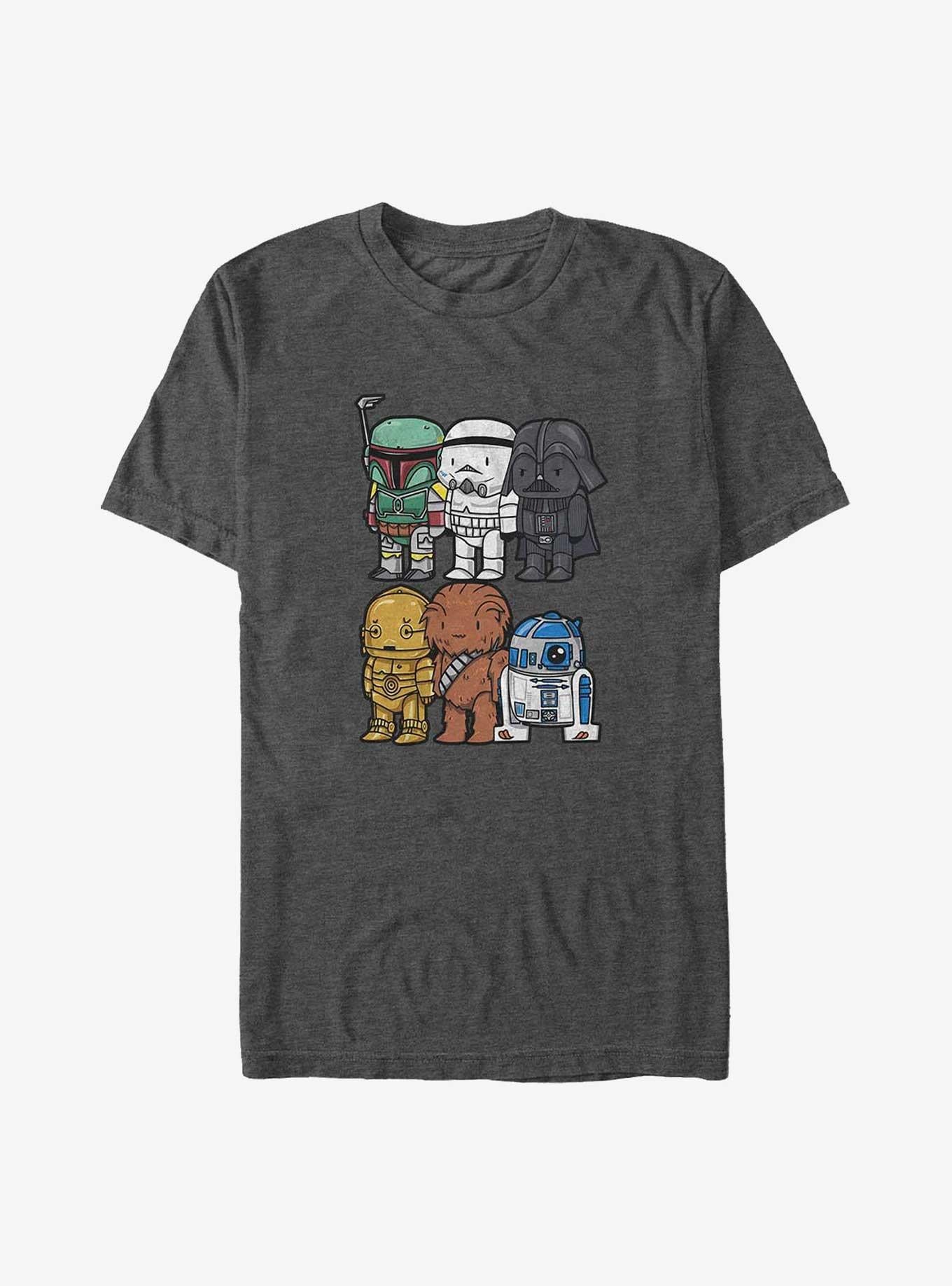 Star Wars Chibi Wars Big Tall T-Shirt | Graphic T-Shirt for Unisex