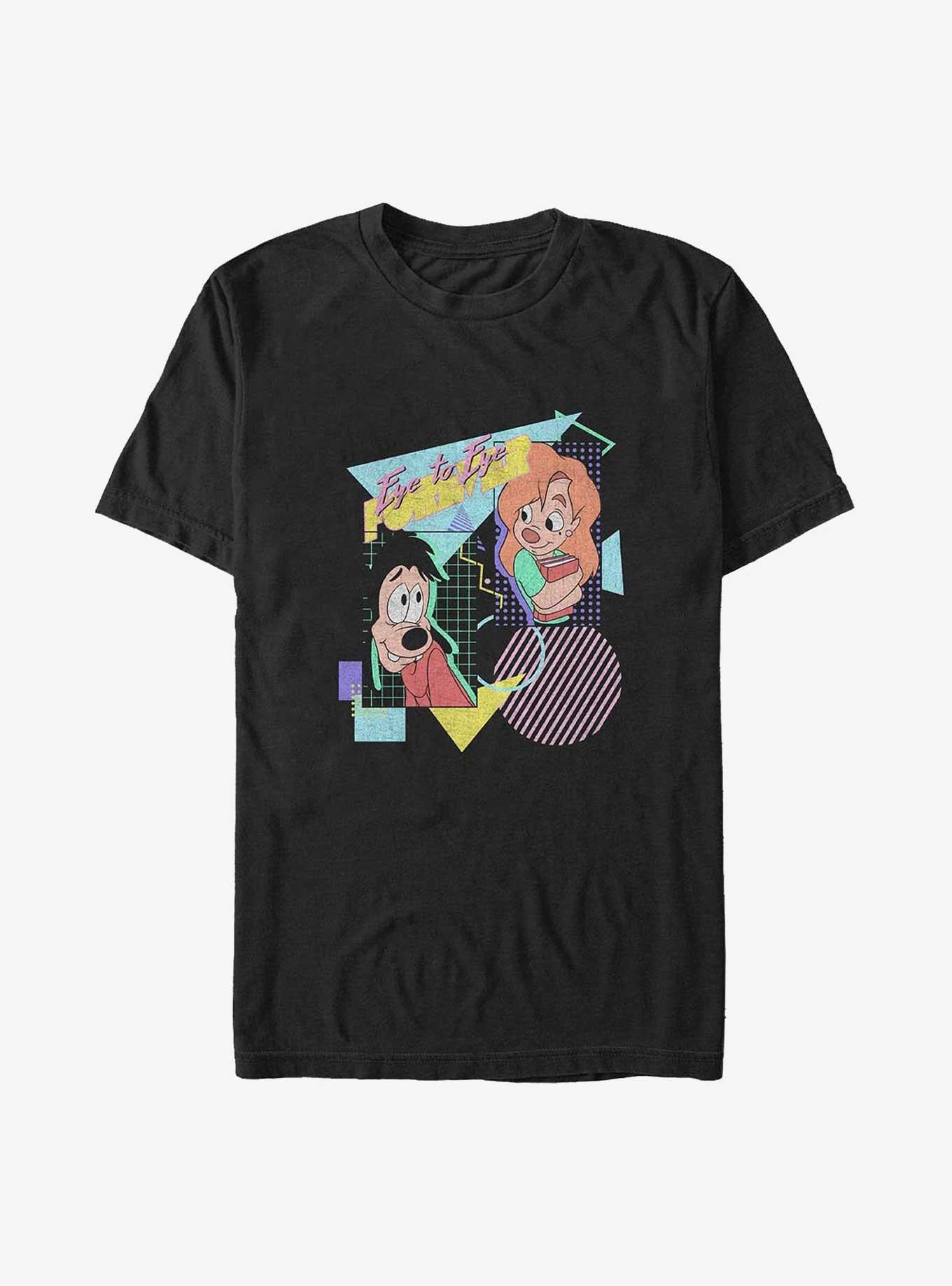 Disney Goofy Eye To Eye 80's Big Tall T-Shirt | Graphic T-Shirt for Unisex