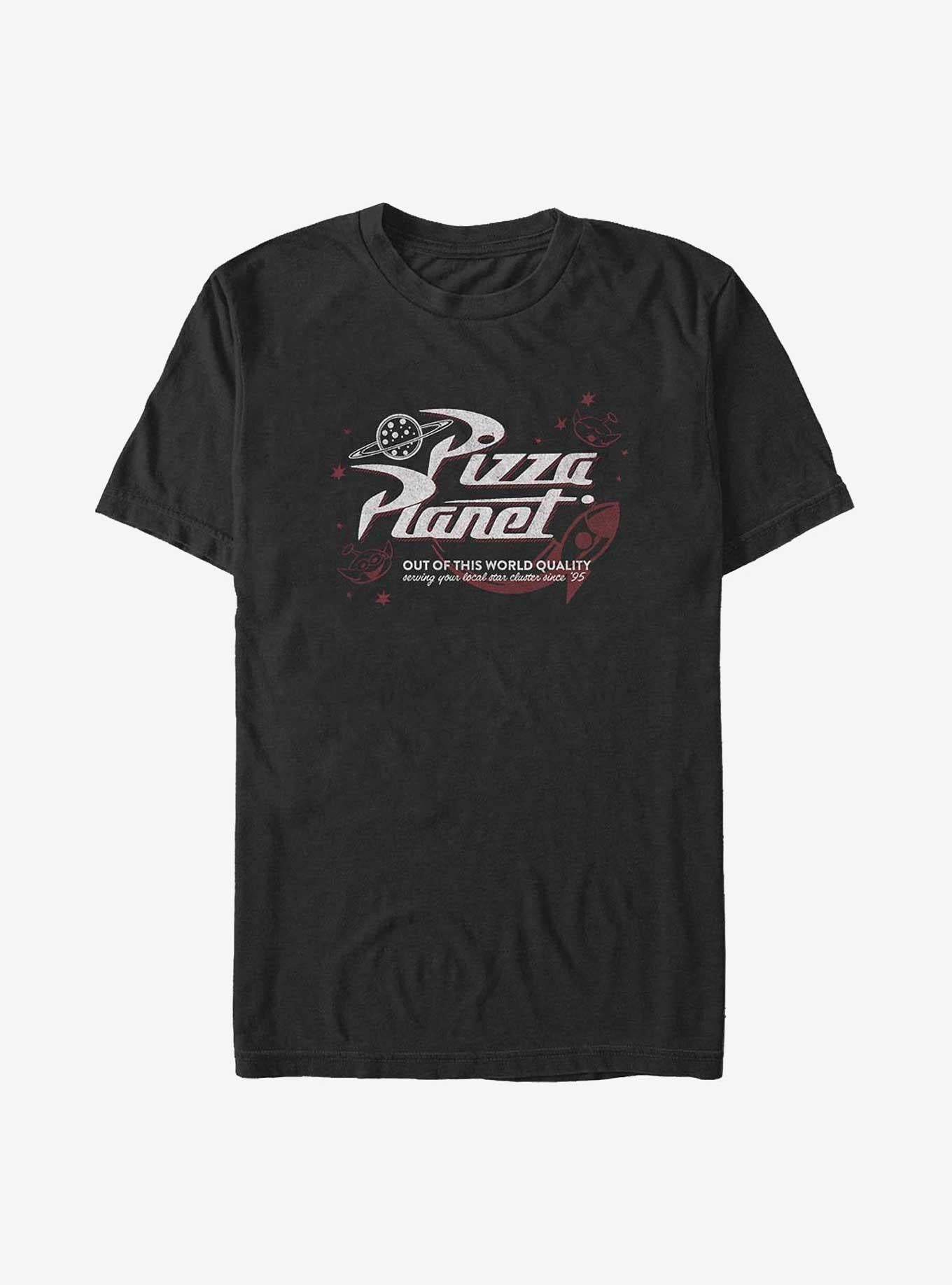 Disney Pixar Toy Story Retro Pizza Planet Big Tall T-Shirt | Graphic T-Shirt for Unisex