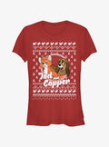 Disney The Fox and the Hound Tod and Copper Ugly Christmas Girls T-Shirt | Premium Unisex T-Shirt, Trending Graphic Tee