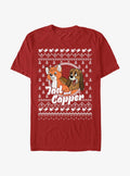 Disney The Fox and the Hound Tod and Copper Ugly Christmas T-Shirt | Premium Unisex T-Shirt, Trending Graphic Tee