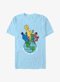 Sesame Street Friends Make The World T-Shirt | Premium Unisex T-Shirt, Trending Graphic Tee