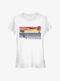 Disney The Little Mermaid Graphic Sunset Girls T-Shirt | Graphic T-Shirt for Unisex