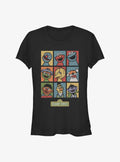 Sesame Street Puppets Grid Girls T-Shirt | Premium Unisex T-Shirt, Trending Graphic Tee