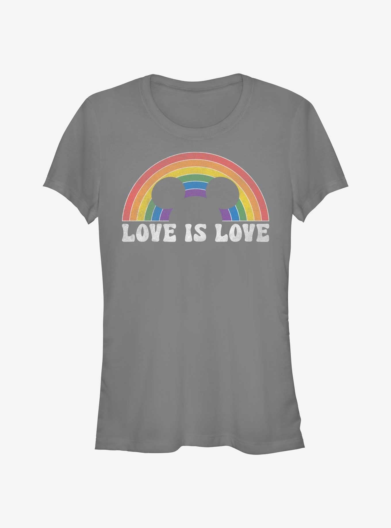 Cartoon Mickey Mouse Love Is Love Girls Shirt T Shirt Cozy Fit