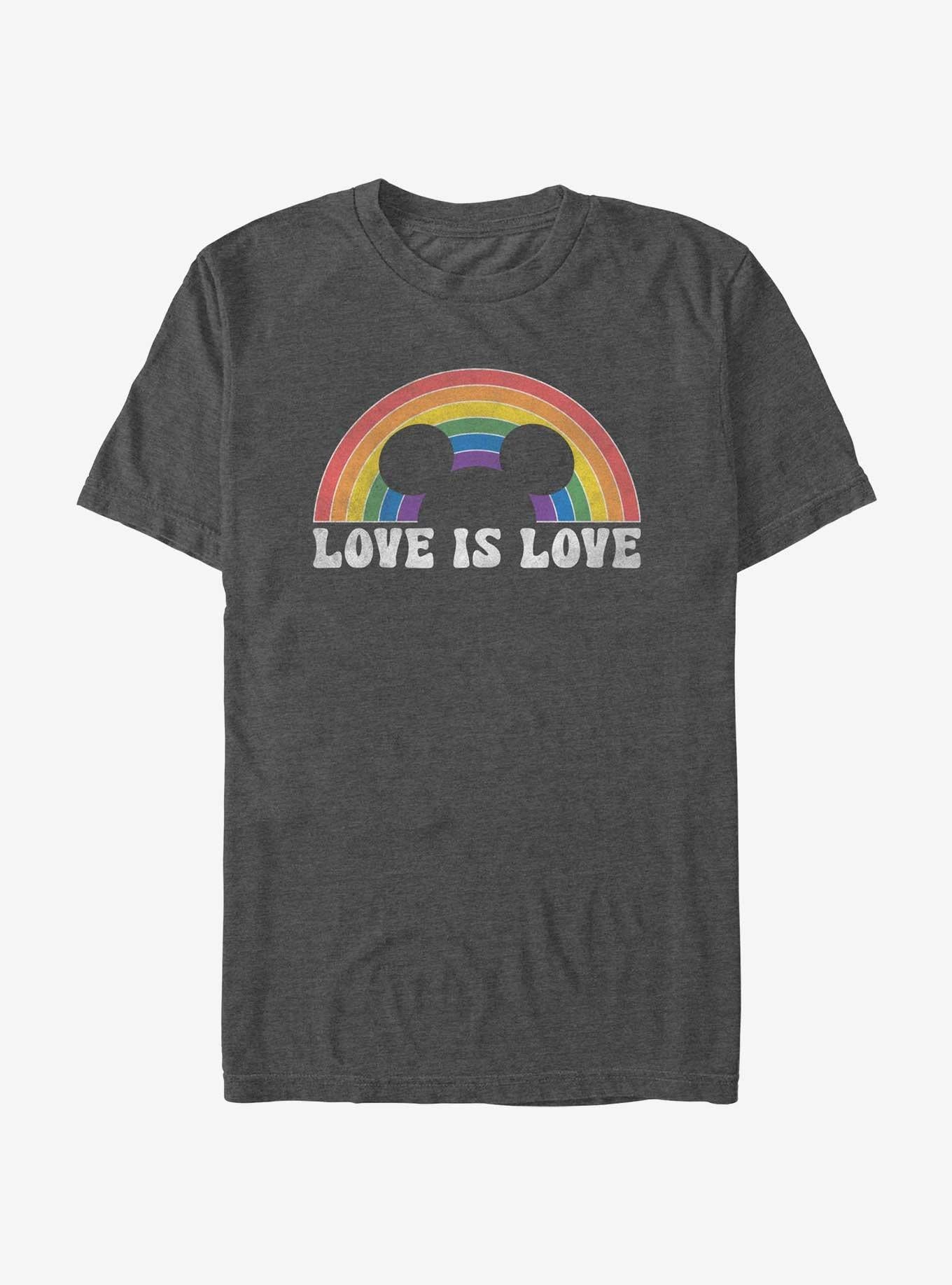 Cartoon Mickey Mouse Love Is Love Shirt T Shirt Gift Ready