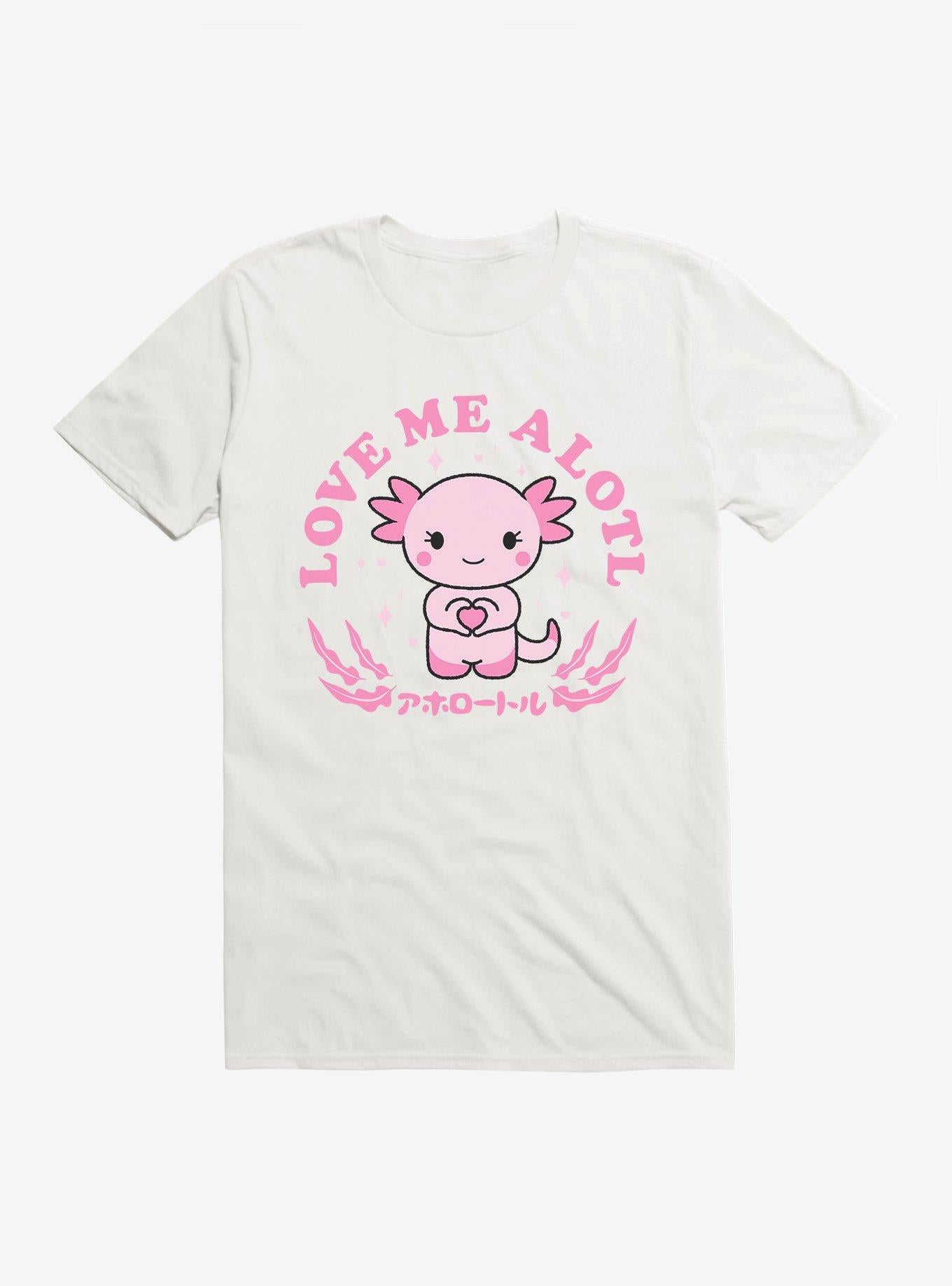 Axolotl Love Me Alotl Shirt T Shirt Clean Design