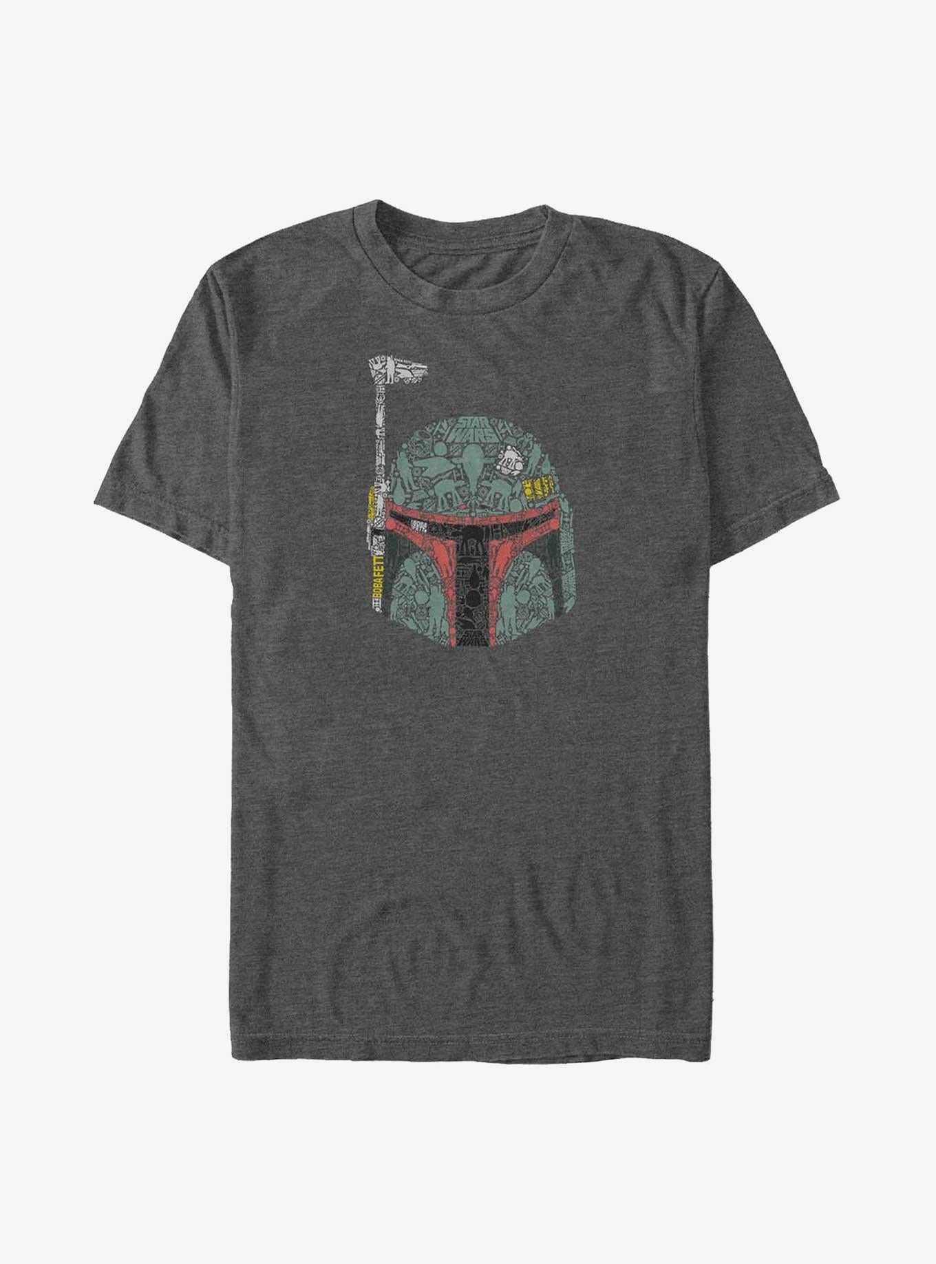 Star Wars Boba Icons Big Tall T-Shirt | Graphic T-Shirt for Unisex