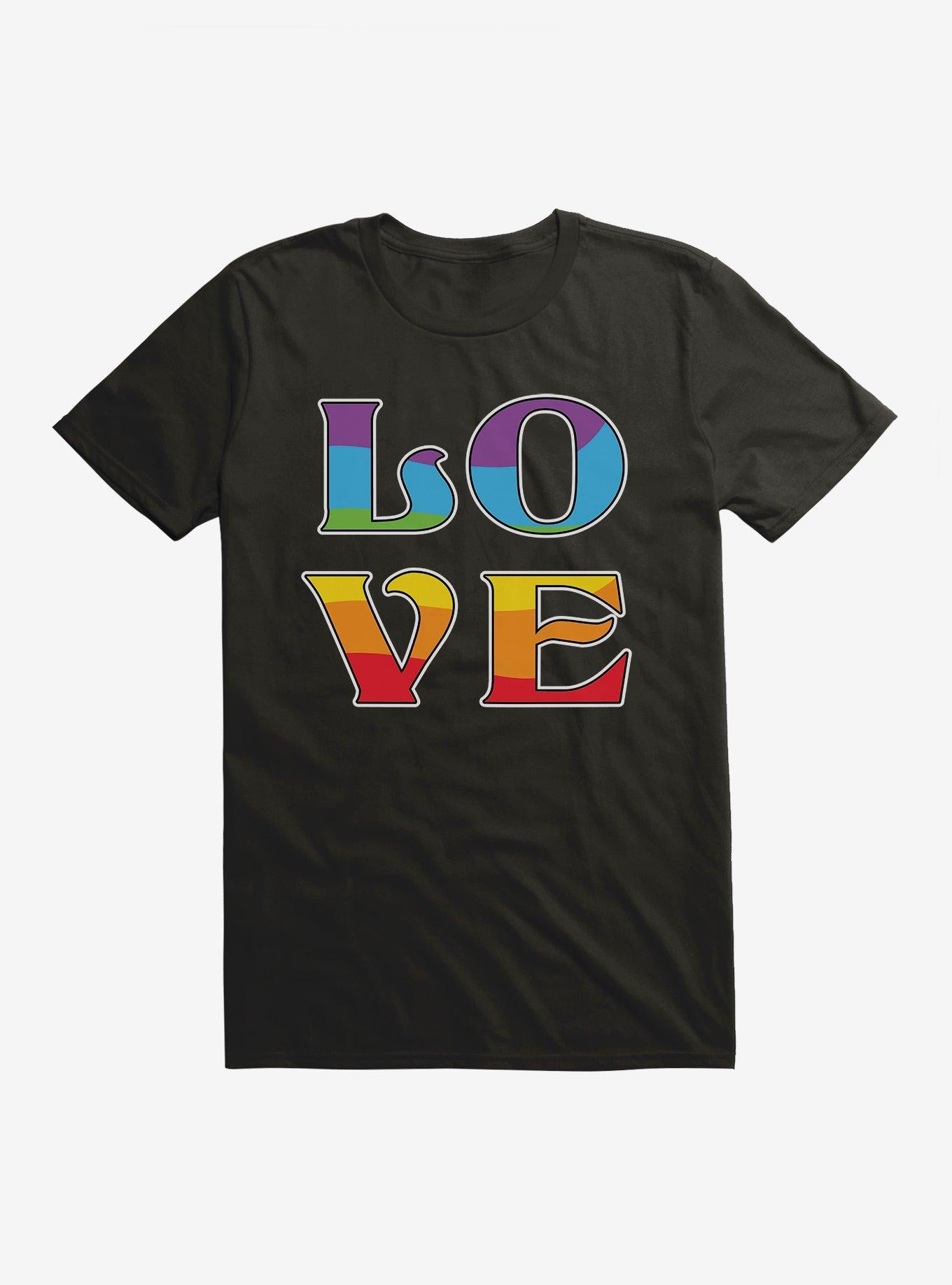 Pride Love Rainbow Shirt T Shirt Minimal Style