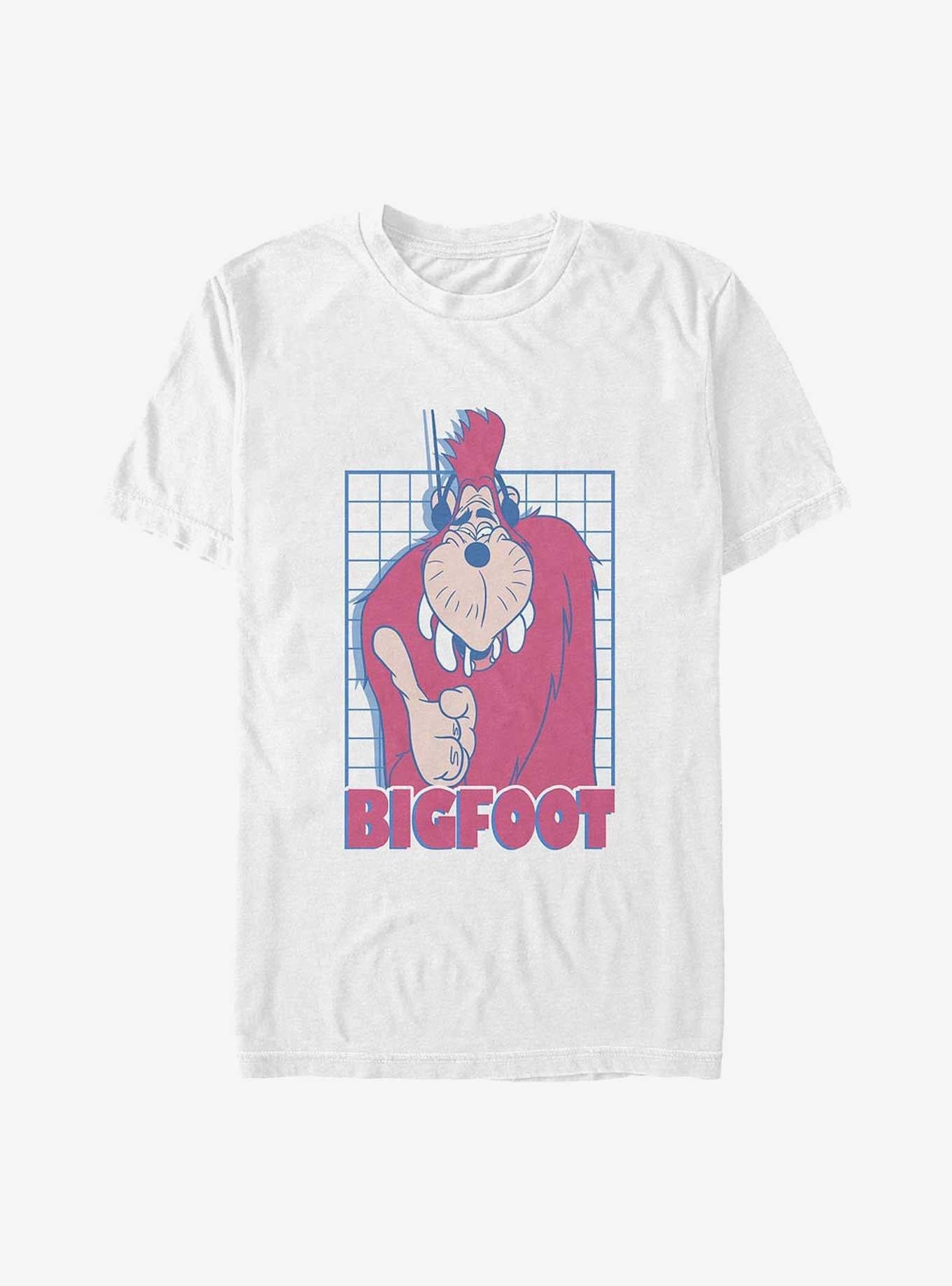 Disney Goofy Jamming Bigfoot Big Tall T-Shirt | Graphic T-Shirt for Unisex