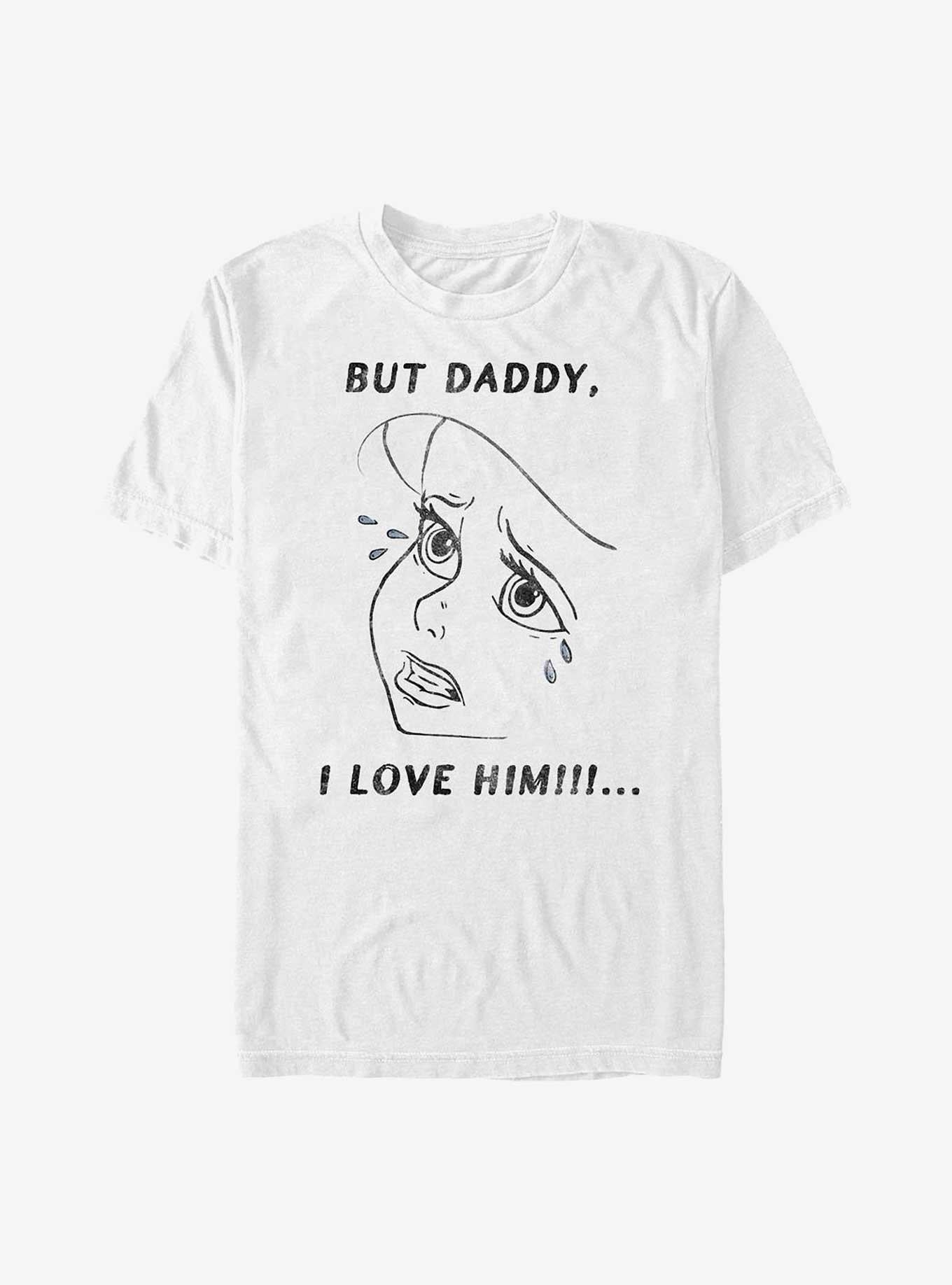 Cartoon The Little Mermaid Ariel But Daddy I Love Him Shirt T Shirt Everyday Wear