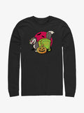 Disney100 Halloween Cinderella Lucifer Cat Long-Sleeve T-Shirt
