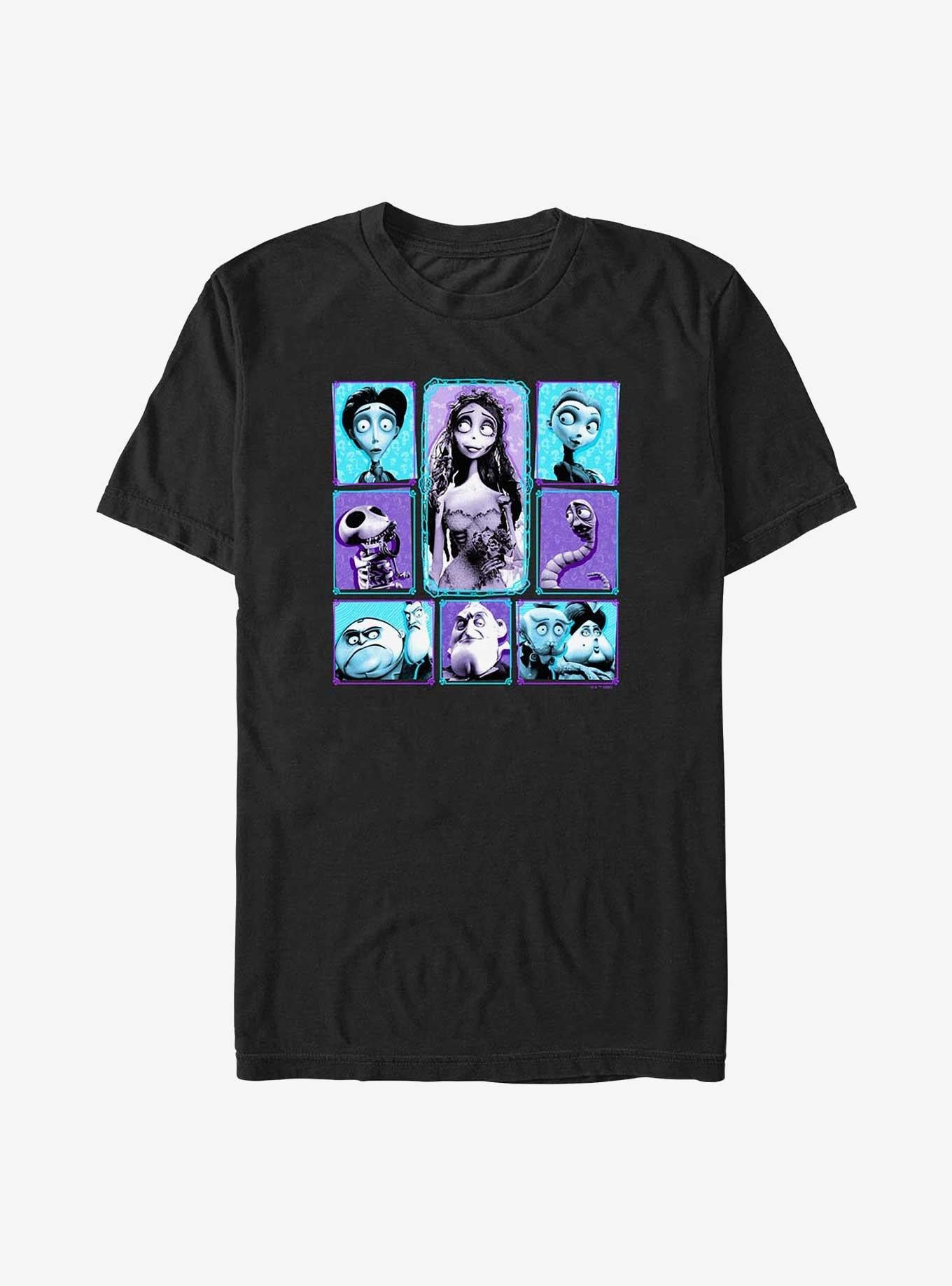 Tim Burton's Corpse Bride Box Up Corpse Big Tall T-Shirt | Graphic T-Shirt for Unisex