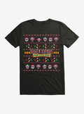 Killer Klowns From Outer Space Ugly Christmas Sweater Pattern T-Shirt | Premium Unisex T-Shirt, Trending Graphic Tee