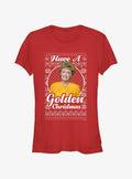 The Golden Girls Blanche Ugly Christmas Girls T-Shirt | Premium Unisex T-Shirt, Trending Graphic Tee