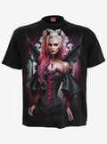 Spiral The Antibarb Front Print T-shirt Black | Trendy Graphic Tee | Casual Unisex T-shirt