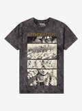 Attack On Titan Levi Last Chapter Manga Dark Wash T-Shirt | Premium Unisex T-Shirt, Trending Graphic Tee