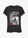 Attack on Titan Goth Colossal Titan Eren Girls T-Shirt