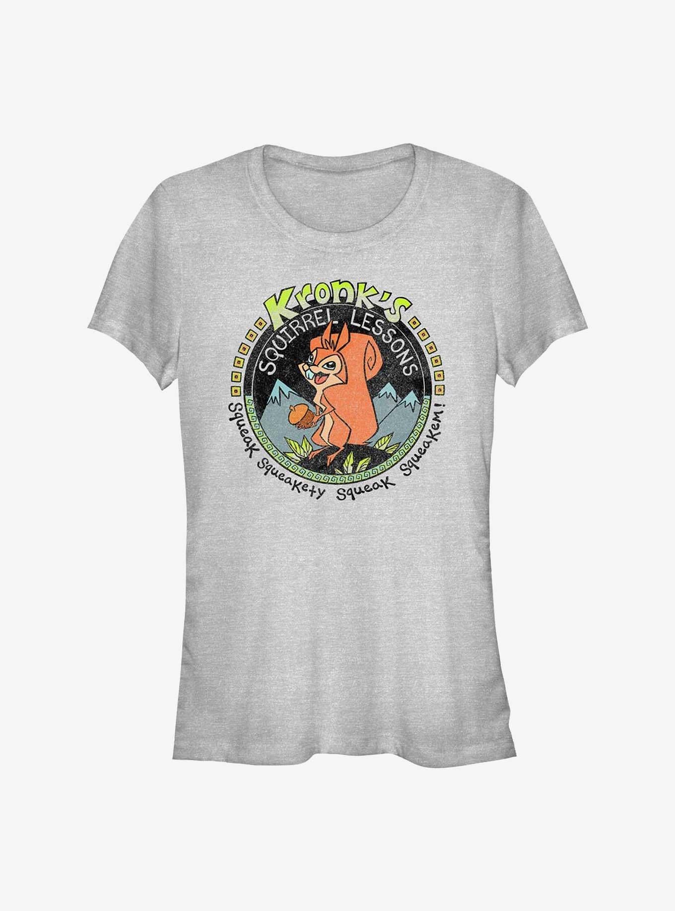 Disney The Emperor's New Groove Kronk's Squirrel Lessons Girls T-Shirt | Premium Unisex T-Shirt, Trending Graphic Tee