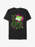 Invader Zim I Love Gir Extra Soft Shirt T Shirt Premium Quality