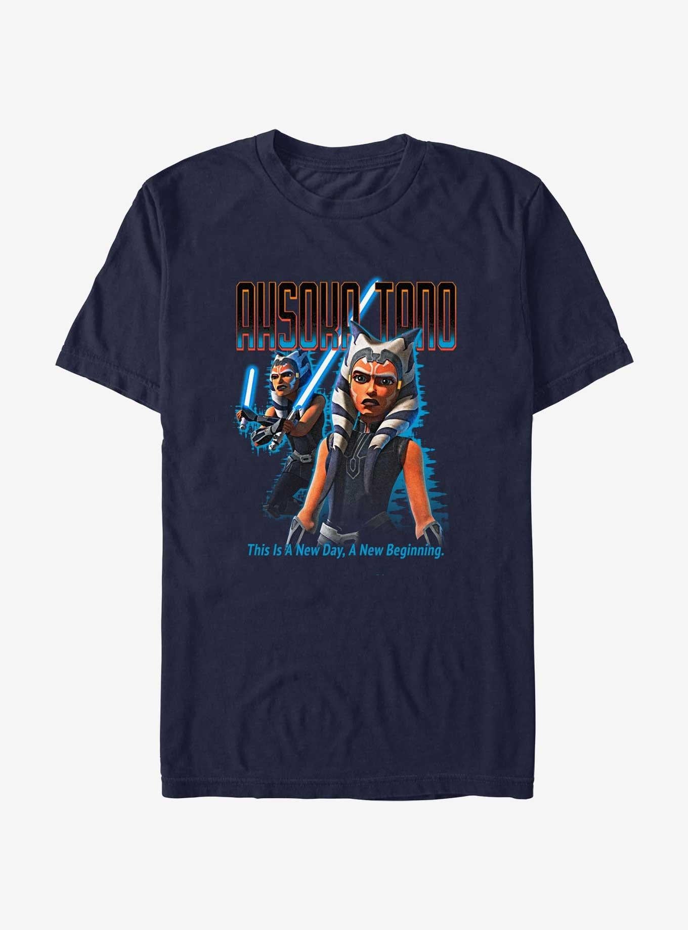 Star Wars The Clone Wars Ahsoka Tano A New Beginning T-Shirt | Premium Unisex T-Shirt, Trending Graphic Tee