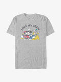 Cartoon Mickey Mouse Friends Love My Crew Shirt T Shirt Minimal Style