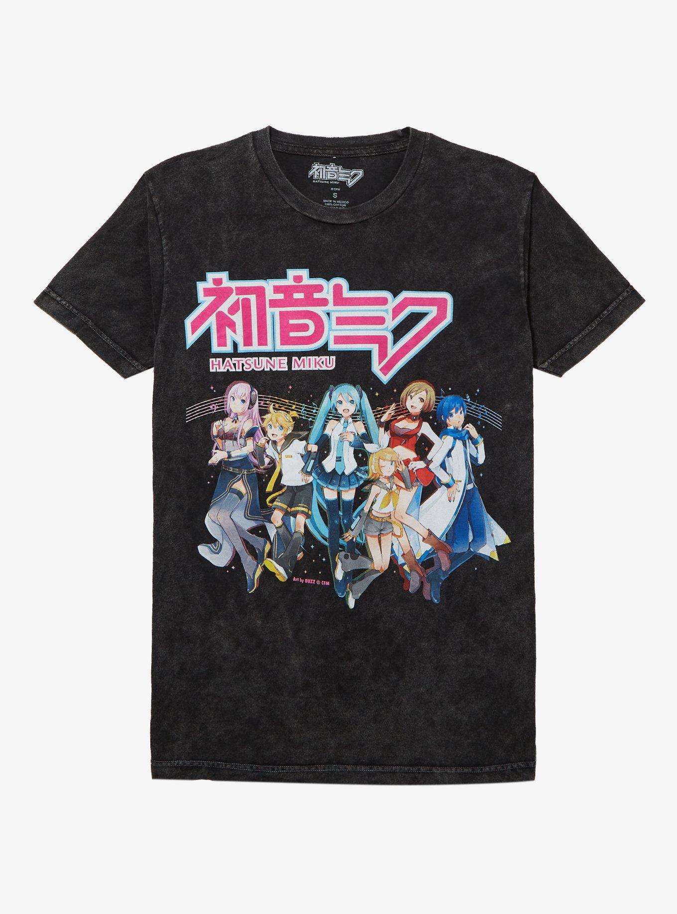 Hatsune Miku Virtual Singer Tour Dark Wash Boyfriend Fit Girls T-Shirt | Premium Unisex T-Shirt, Trending Graphic Tee