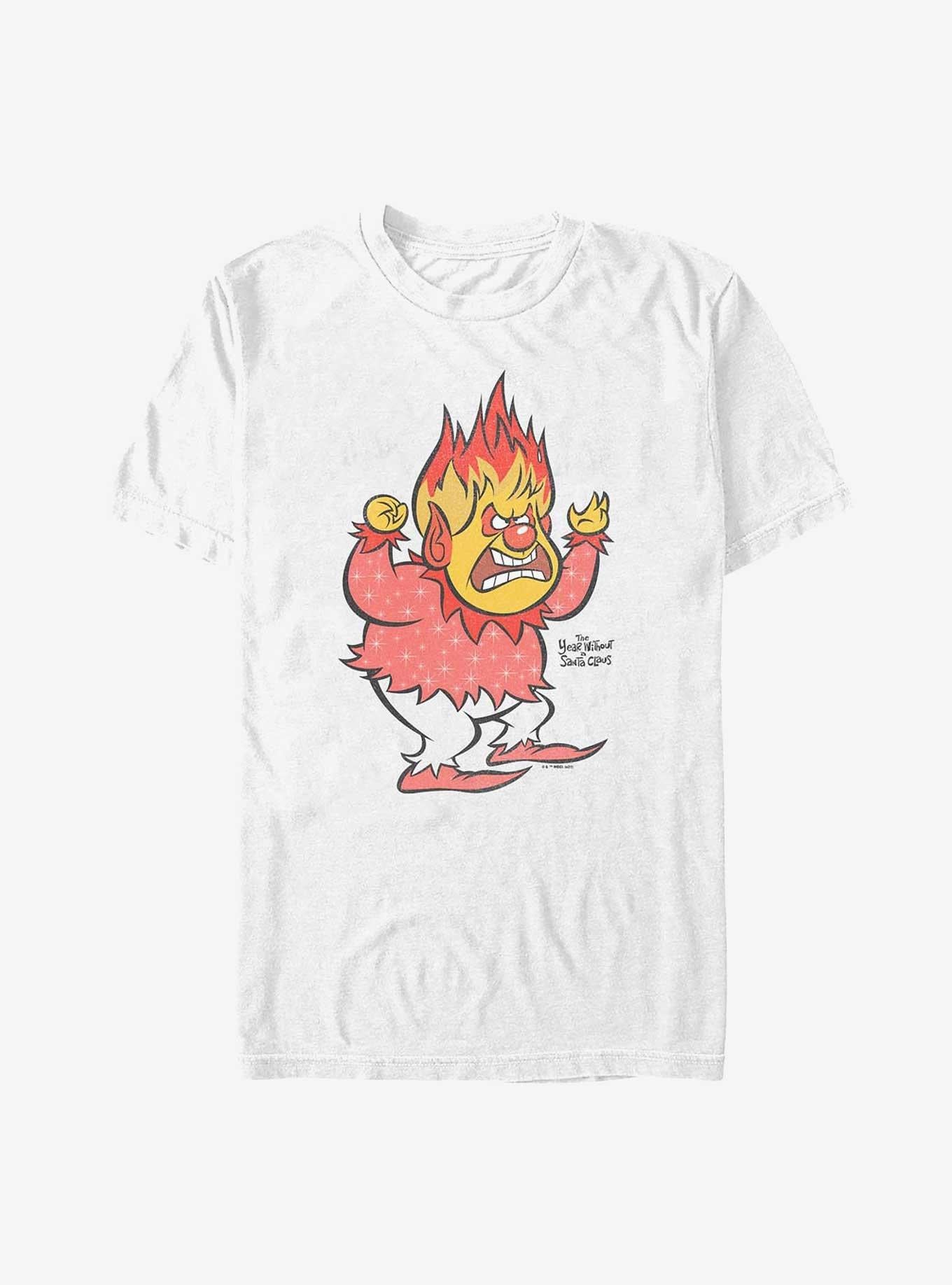 The Year Without a Santa Claus Vintage Heat Miser Big Tall T-Shirt | Graphic T-Shirt for Unisex