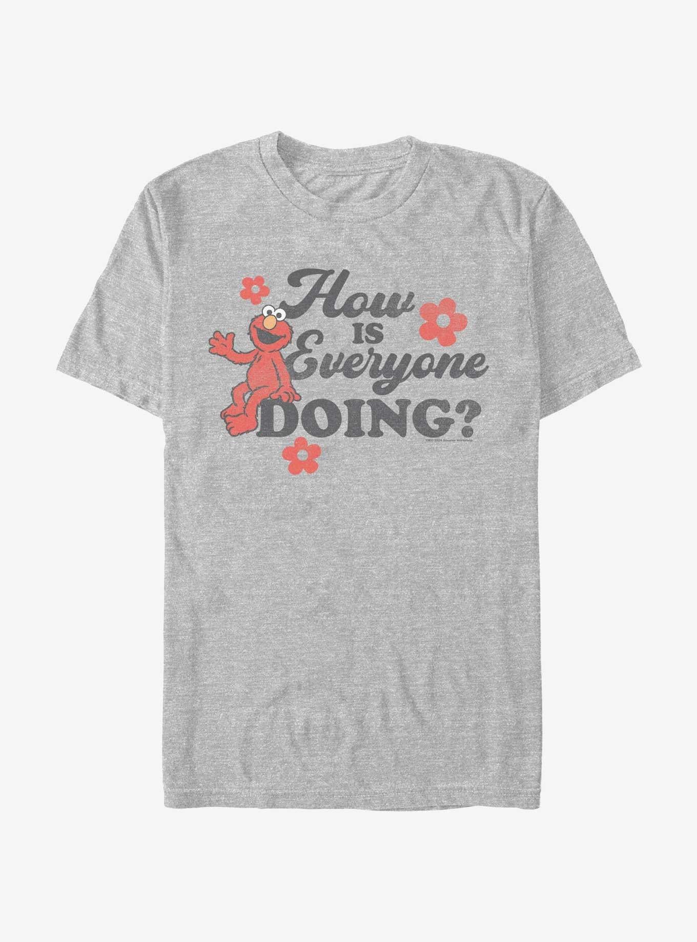 Sesame Street Elmo How Ya Doin T-Shirt | Premium Unisex T-Shirt, Trending Graphic Tee